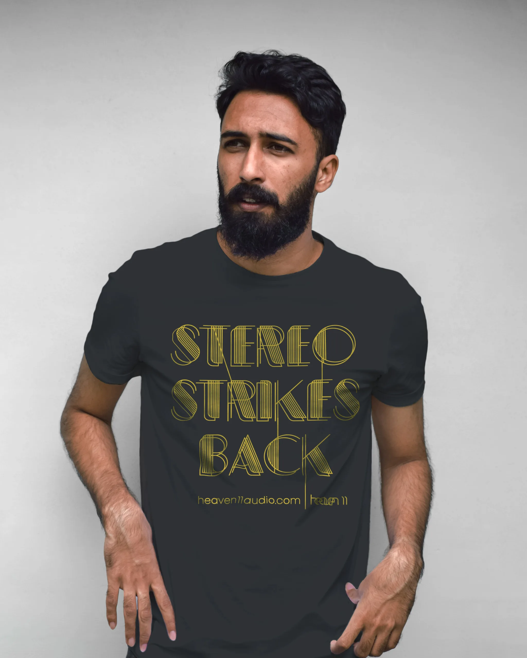 Stereo Strikes Back T-Shirt. Heaven 11[nbsp]Audio.